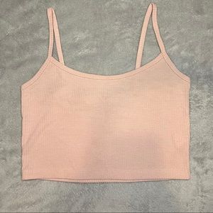 Bluenotes - Cropped Baby Pink Tank Top (SIZE S)